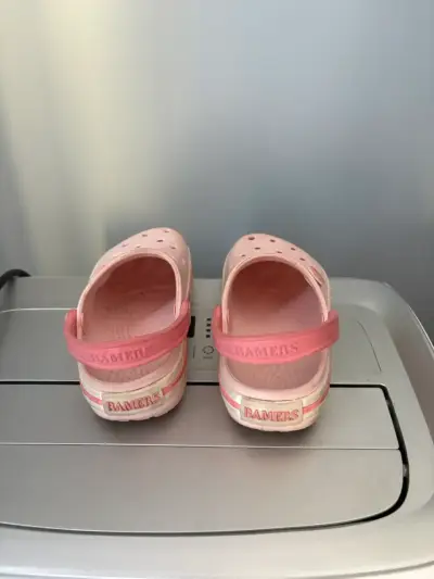 Zuecos de goma rosados para niños Bamers N.25 - miniatura 3
