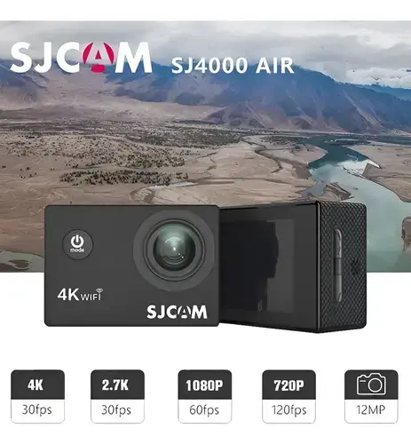 Cámara de Acción SJCAM 4K WiFi Sumergible - 2