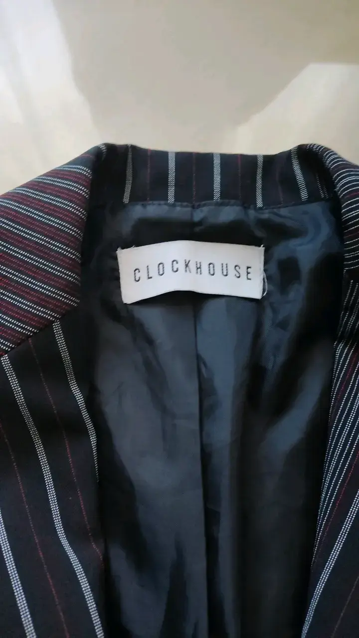 Blazer de rayas para mujer Clockhouse - 2