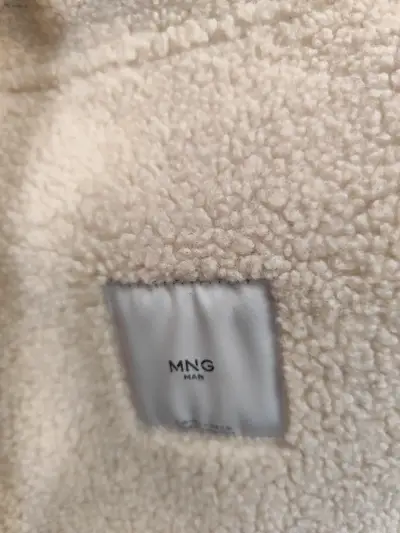 Chaqueta de hombre marrón con forro de borrego - miniatura 5