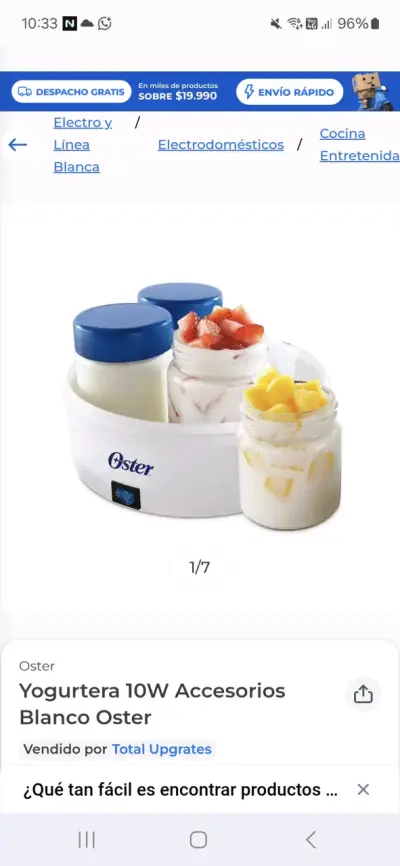 Yogurtera Oster 10W con Accesorios - miniatura 2