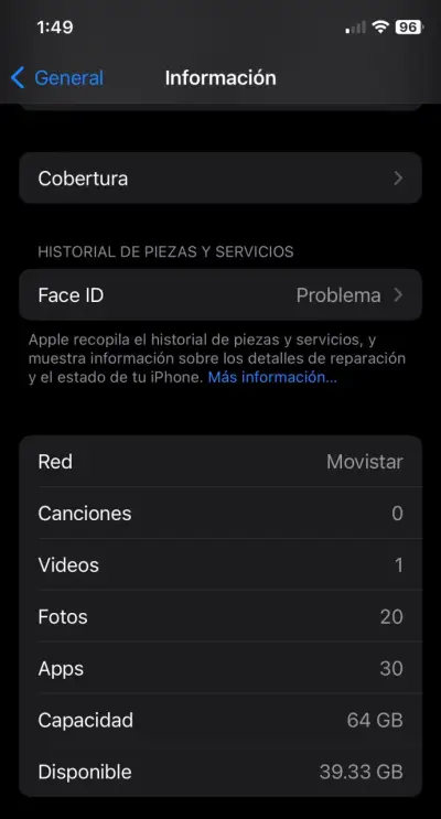 iPhone X 64gb detalles - miniatura 6