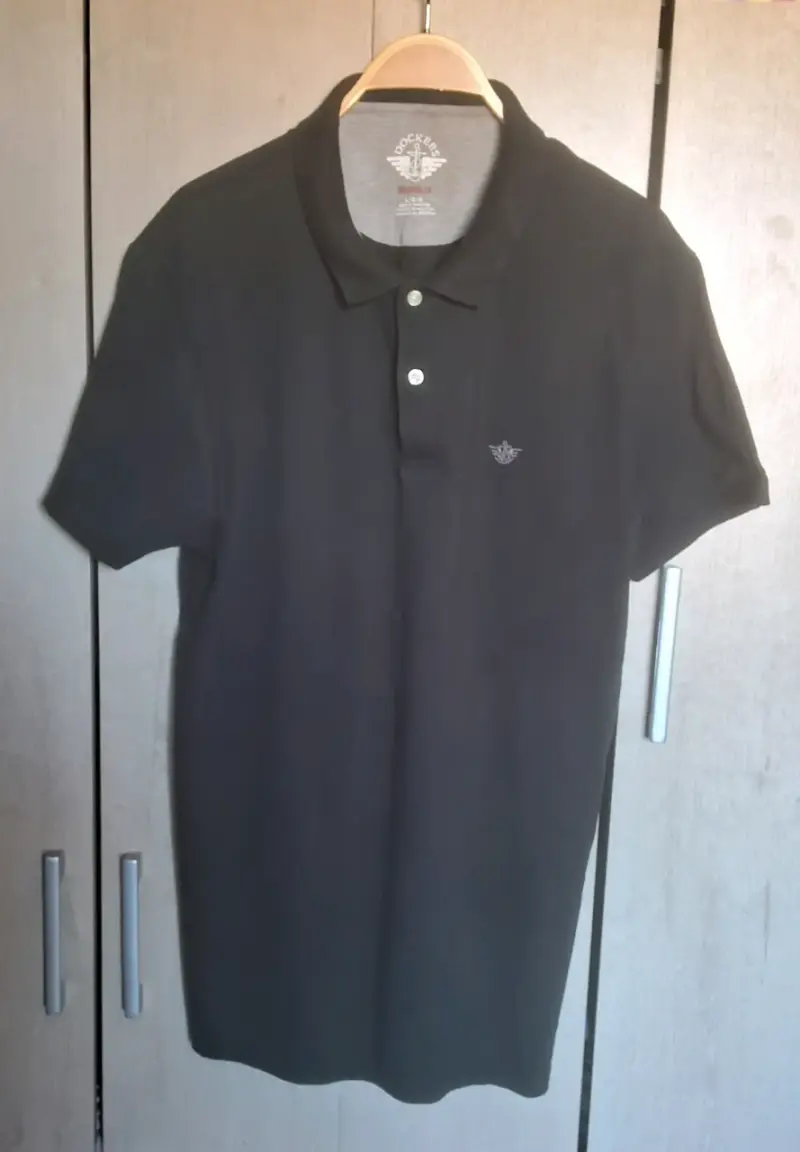Polera Polo Negra Dockers Smartflex - 1