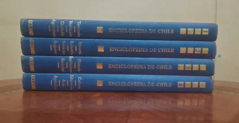 Enciclopedia de Chile Océano 4 Tomos - 1
