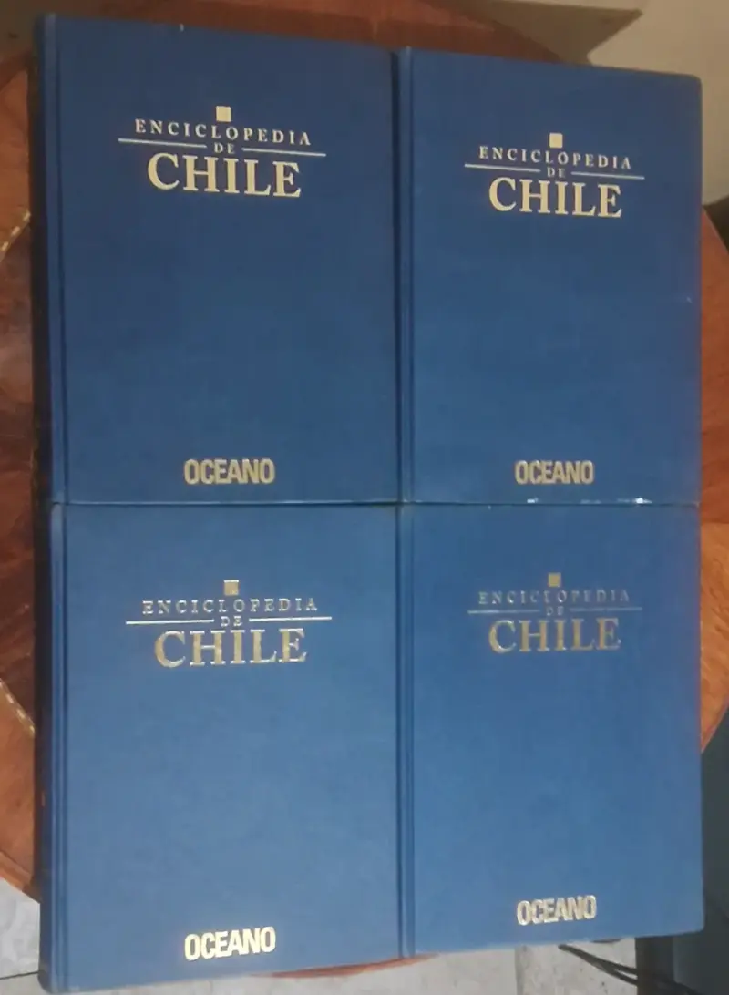 Enciclopedia de Chile Océano 4 Tomos - 5