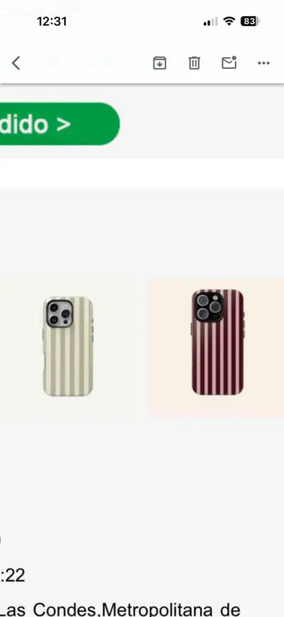Fundas para iPhone 15 con diseño de rayas - miniatura 1