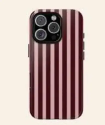 Fundas para iPhone 15 con diseño de rayas - miniatura 3