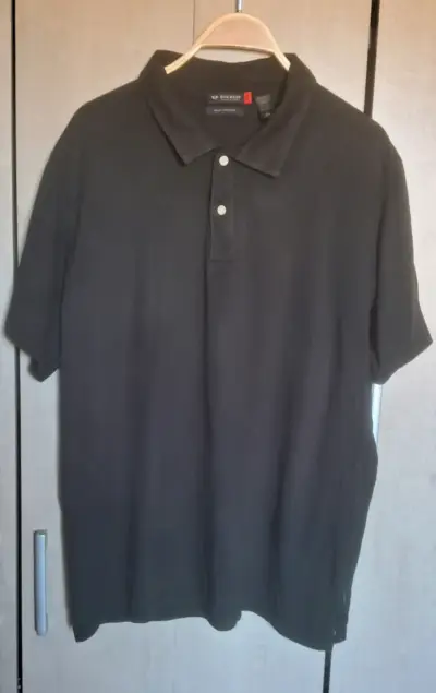 Polera Polo Negra Dockers Hombre Talla L - miniatura 1
