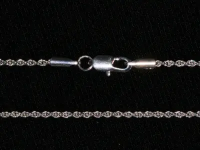Cadena de plata 925 estilo Singapur - miniatura 2
