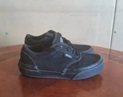 Zapatillas negras Vans para niños en buen estado - miniatura 3