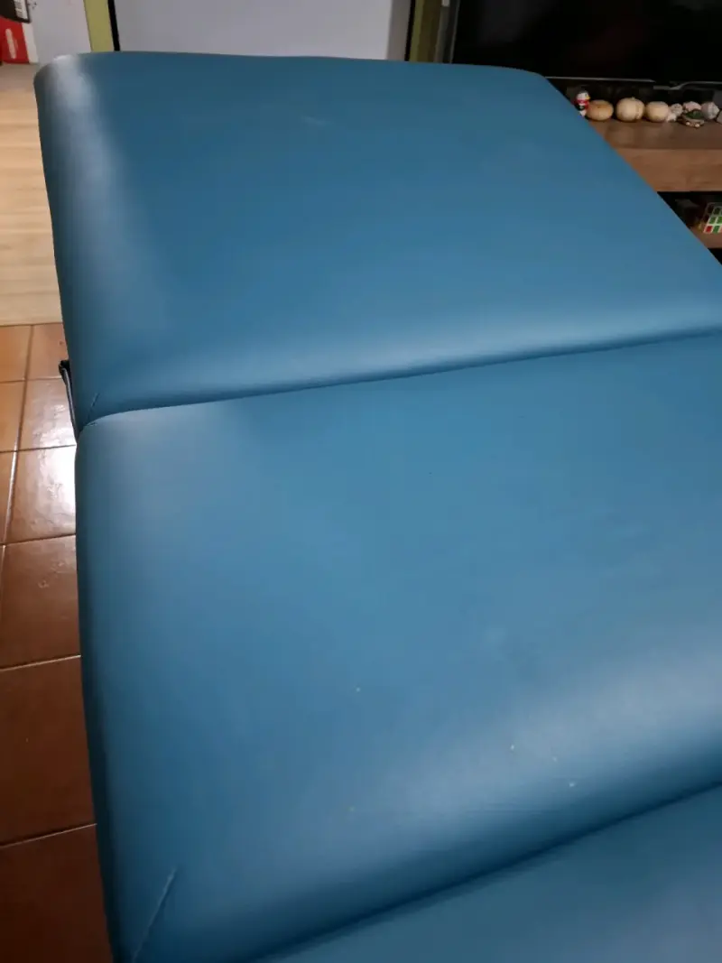 Camilla de Masaje Plegable Azul en Buen Estado - 5