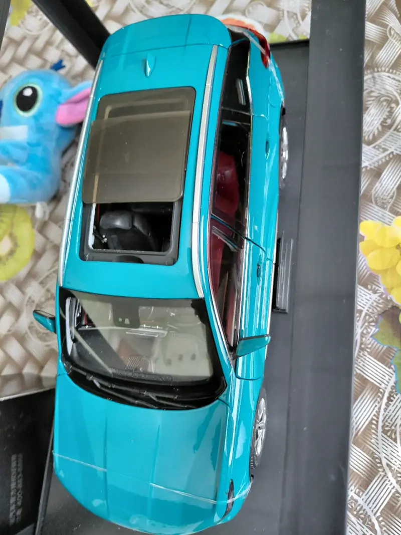 Modelo a escala SUV Chery Tiggo 7 azul - 6