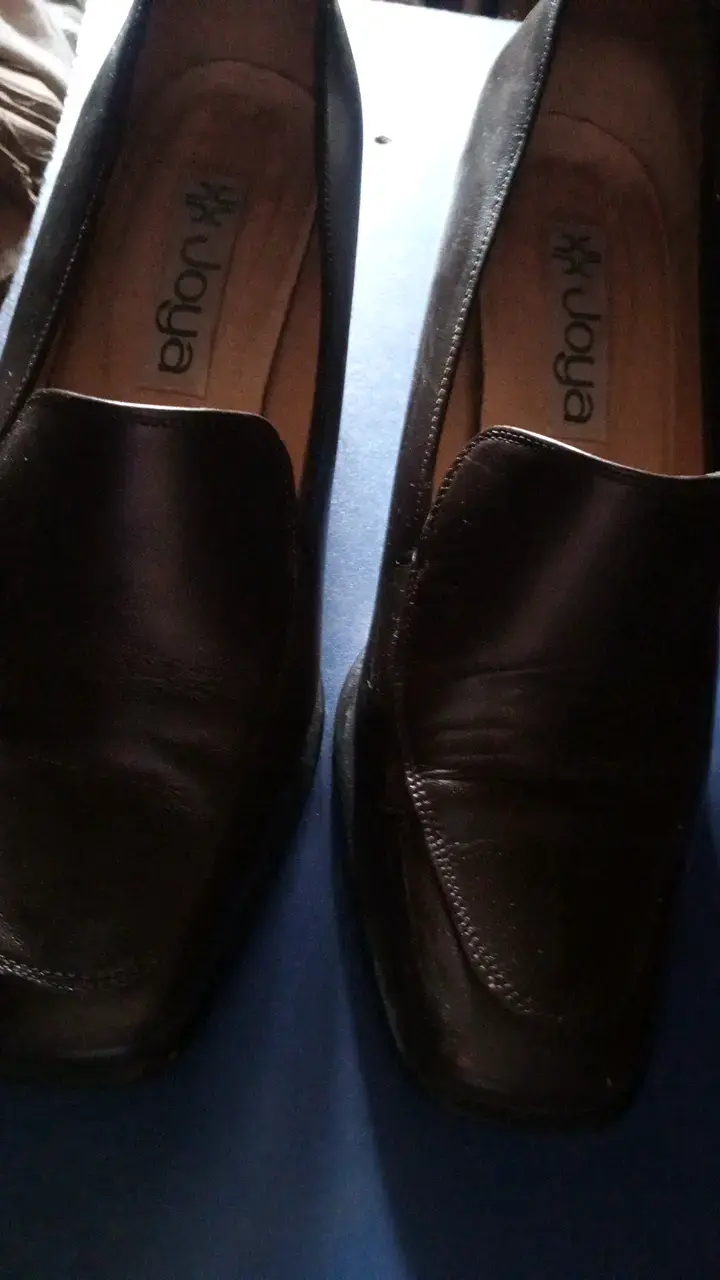 Zapatos de cuero negro Joya para hombre