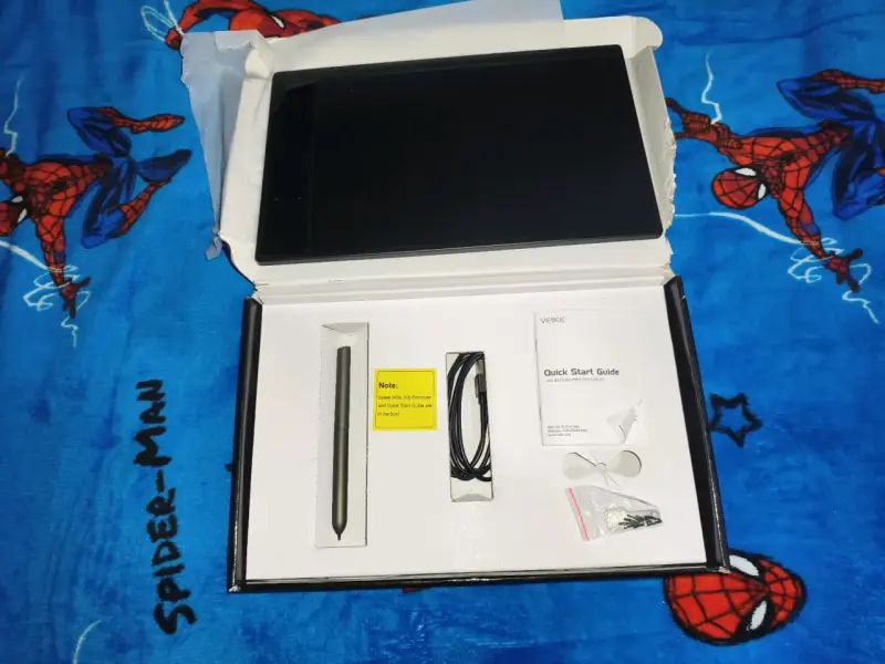 Tableta gráfica Veikk A30 con lápiz y accesorios - 3