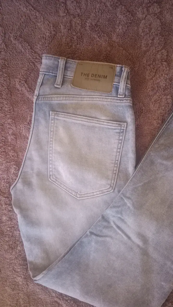 Jeans Slim Fit Grises Talla 28/32 - 3