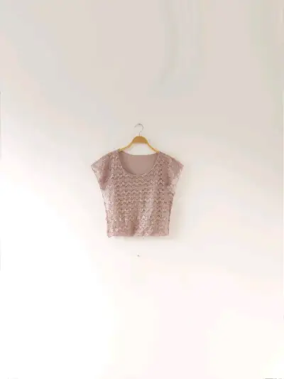 Polera de encaje oversize - miniatura 2