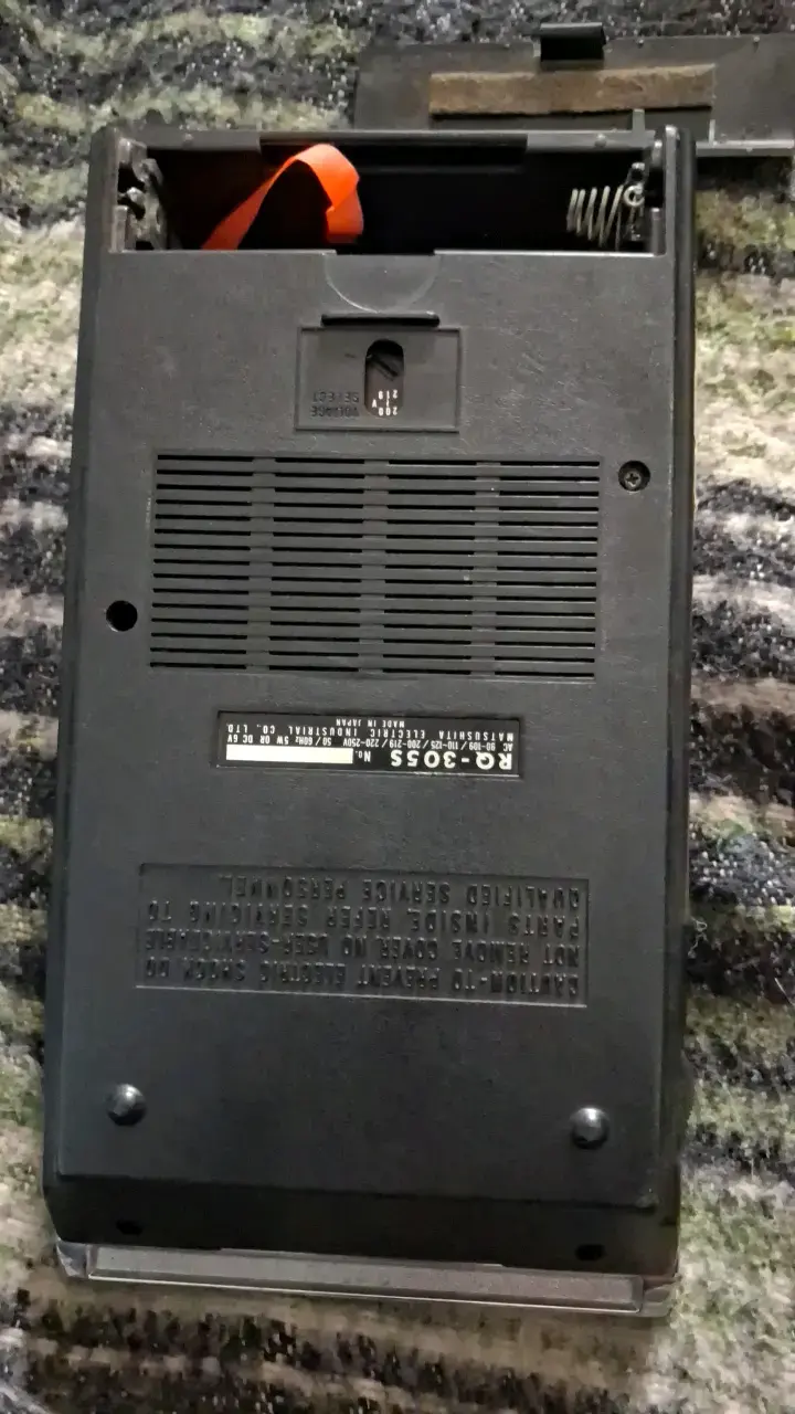 Grabadora de cassette vintage National Panasonic - 3