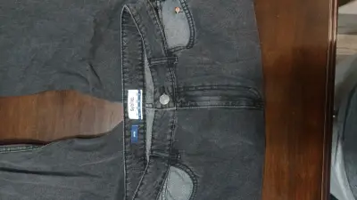 Jeans negros desgastados Sybilla para mujer - miniatura 1