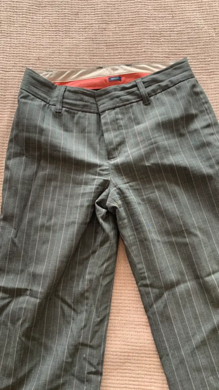 Pantalones de vestir a rayas Gap Stretch - 1