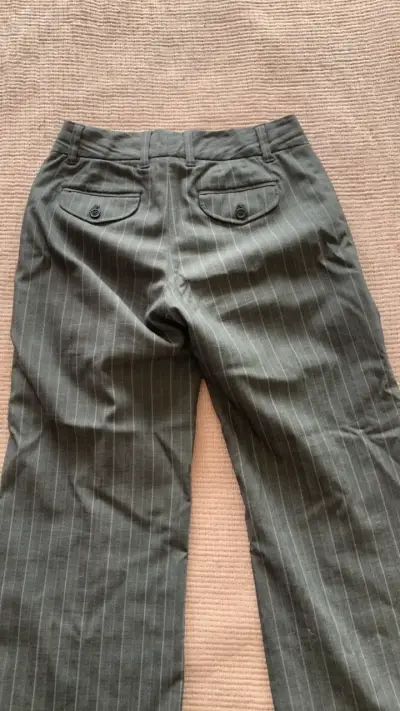 Pantalones de vestir a rayas Gap Stretch - miniatura 3
