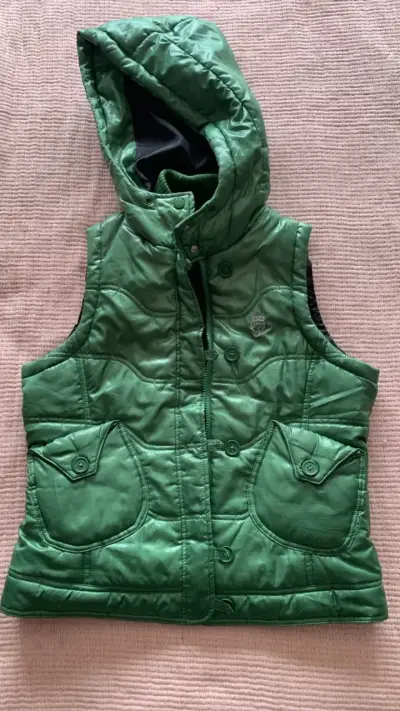 Parka verde con capucha Nylon Collection - miniatura 1