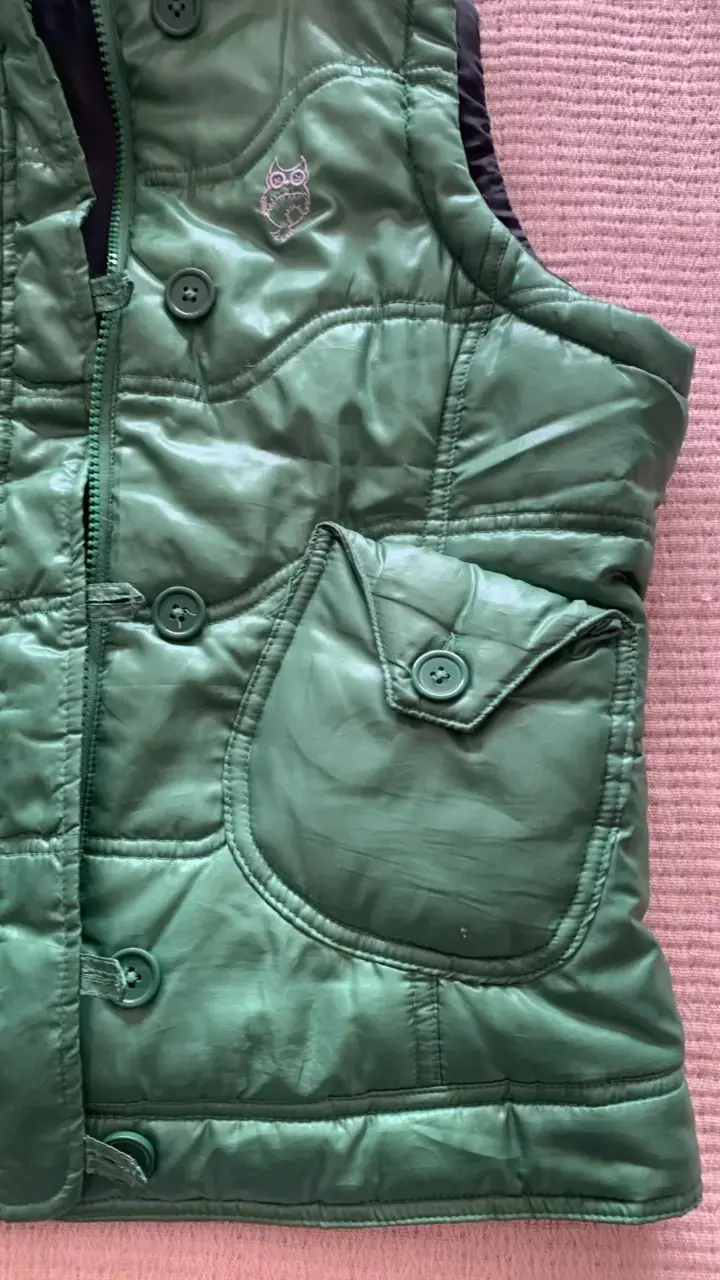 Parka verde con capucha Nylon Collection - 3