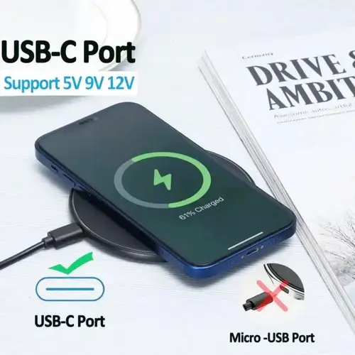 Cargador Inalámbrico Rápido para Smartphones - 4