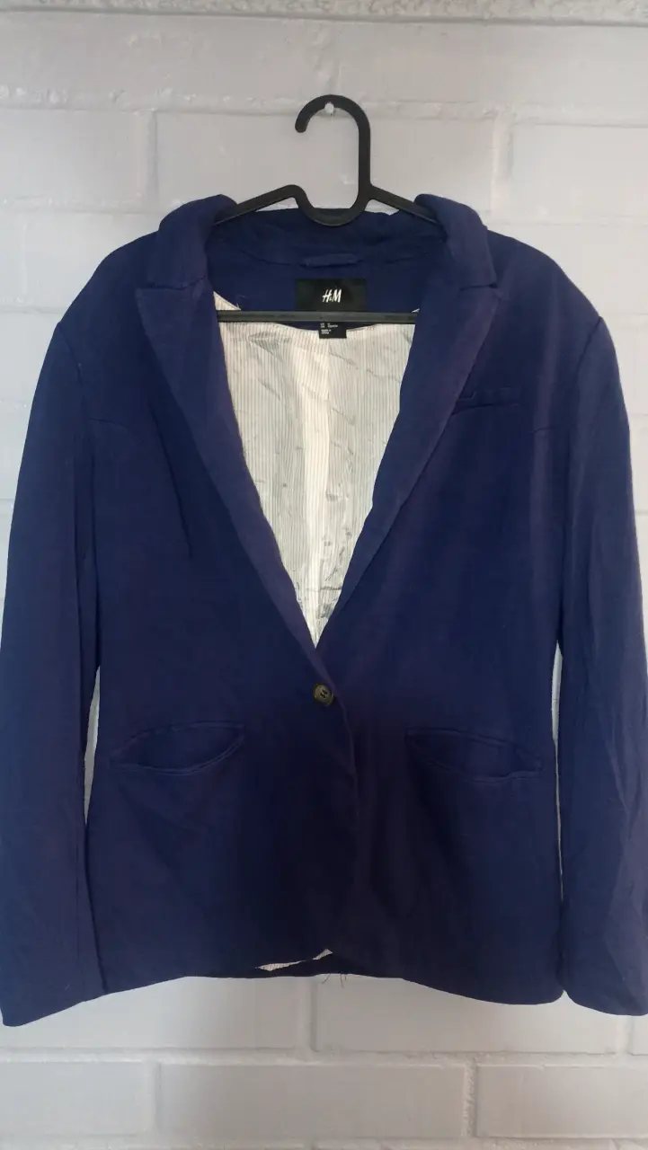 Blazer azul marino H&M para mujer - 1