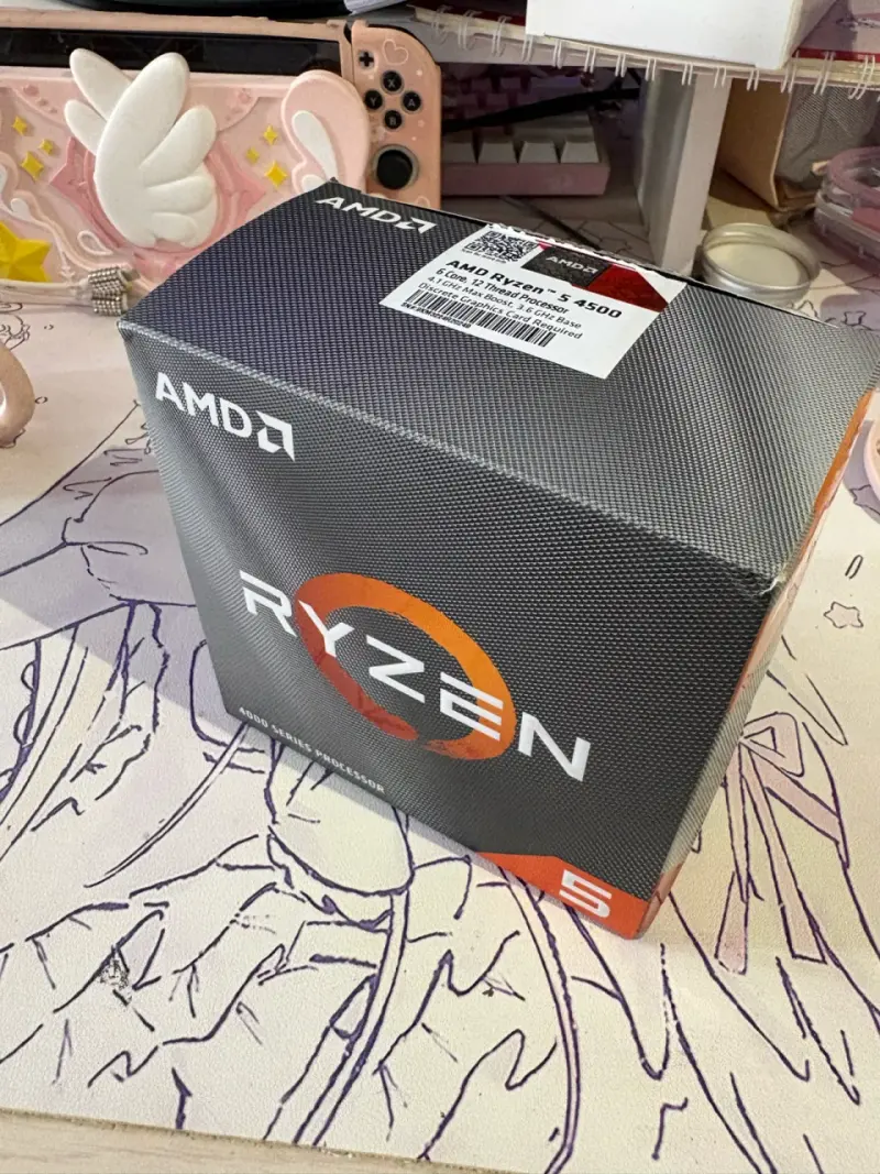 Procesador AMD Ryzen 5 4500 + Stock Cooler - 1