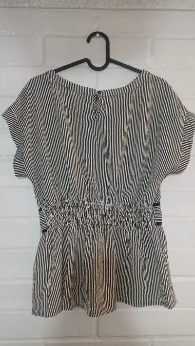 Blusa a rayas blancas y negras Monceau - miniatura 2