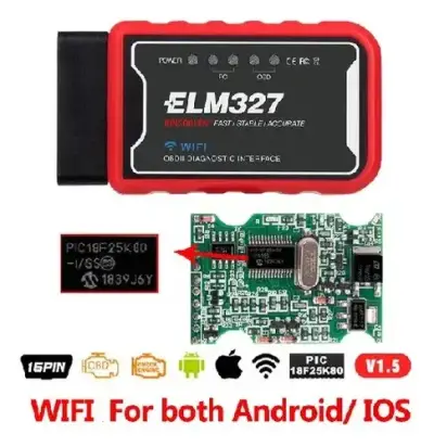 Interfaz de Diagnóstico OBDII ELM327 WiFi - miniatura 2