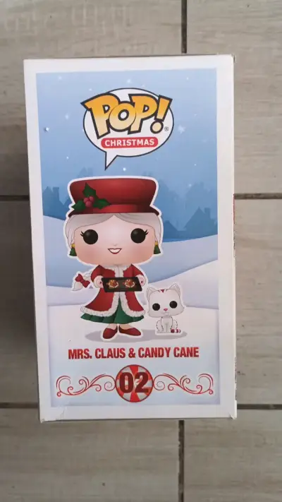 Figura Funko Pop Mrs. Claus & Candy Cane - miniatura 3