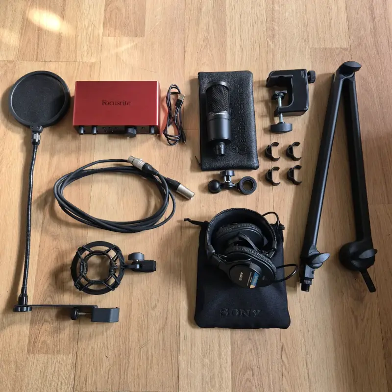 Kit de grabación profesional.
