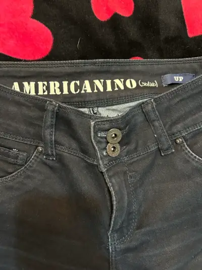 Jeans pitillo levantadores americanino talla 36 - miniatura 2