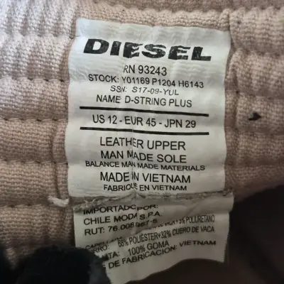 Zapatillas  Diesel D-String Plus Leather talla 45 - miniatura 4