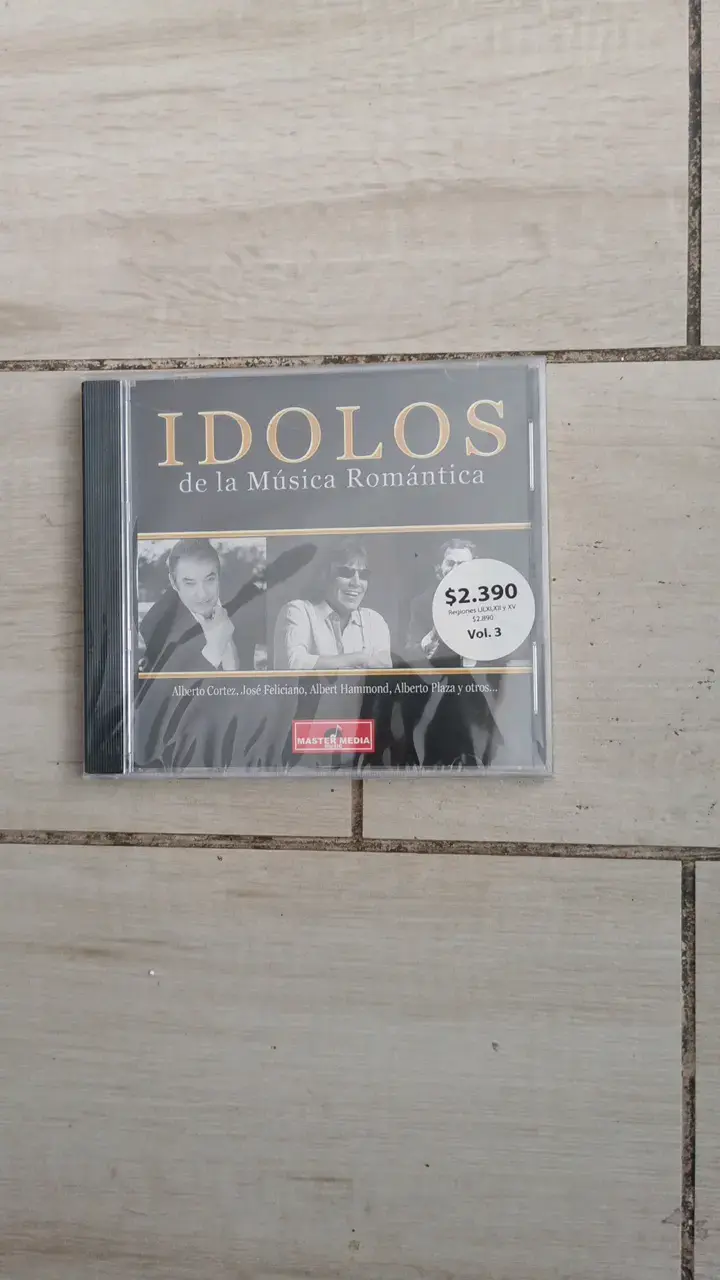 CD Ídolos de la Música Romántica Vol. 3 - 1
