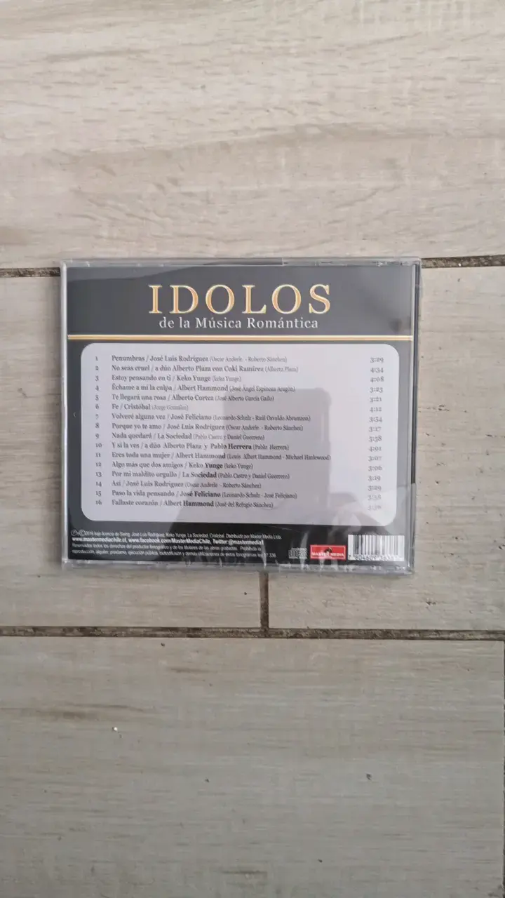 CD Ídolos de la Música Romántica Vol. 3 - 2
