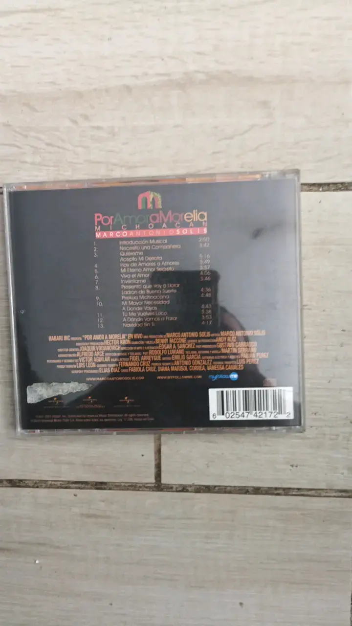 CD Marco Antonio Solís Por Amor a Morelia En Vivo - 2
