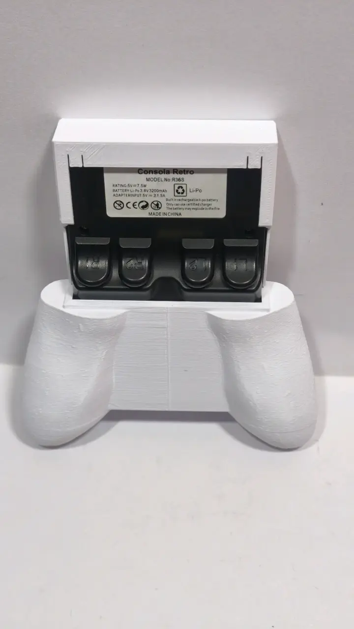 R36S empuñadura+protector pantalla consola - 4