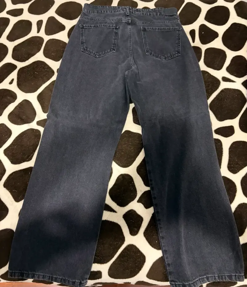Jeans negros baggy Sybilla con roturas - 4