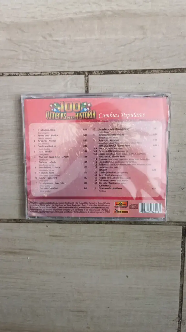 CD 100 Cumbias de la Historia Vol. 2 - 2