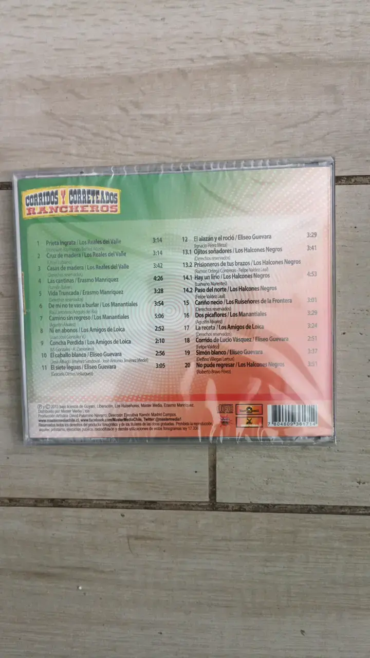 CD Corridos y Correteados Rancheros - 2