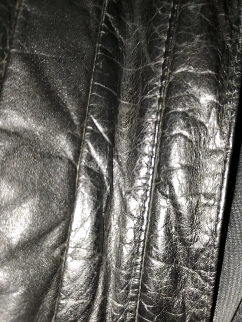 Chaqueta de cuero negra unisex - 2