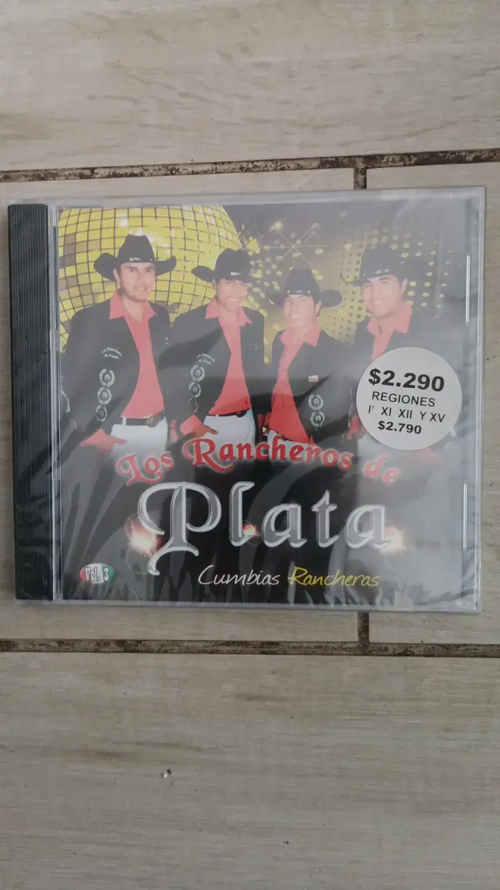 CD Los Rancheros de Plata Vol. 3 Cumbias Rancheras - 1