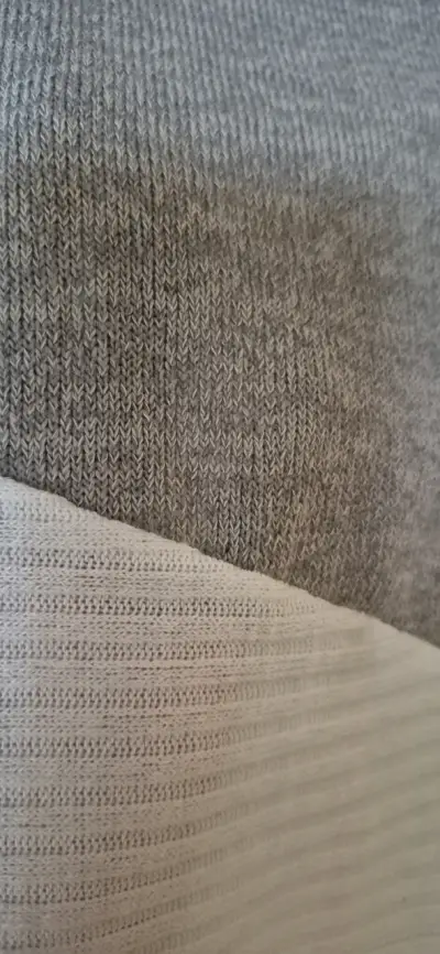 Suéter de mujer bicolor gris y blanco - miniatura 2