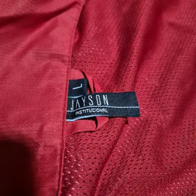 Chaqueta deportiva cortavientos roja  Jayson - miniatura 4