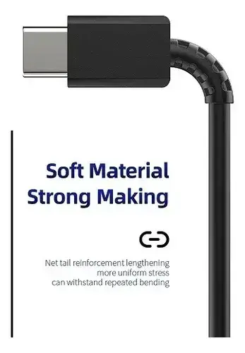 Cable USB Tipo C a Micro USB Negro - 2
