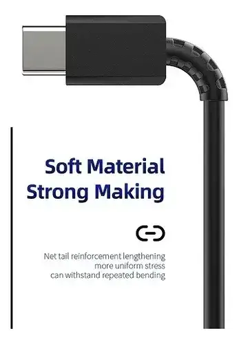 Cable USB Tipo C a Micro USB Negro - miniatura 2