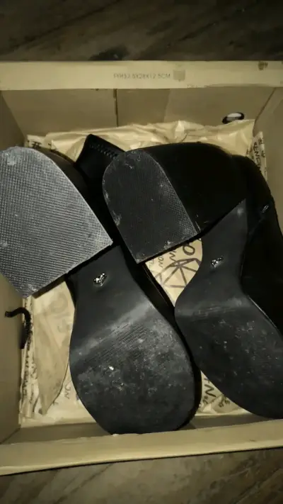 Botines de plataforma negros C/Moran - miniatura 1