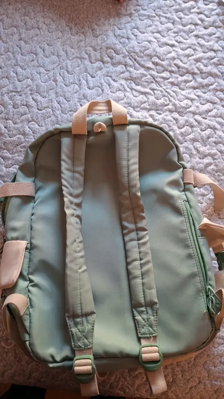 Mochila verde Head con múltiples bolsillos - 2